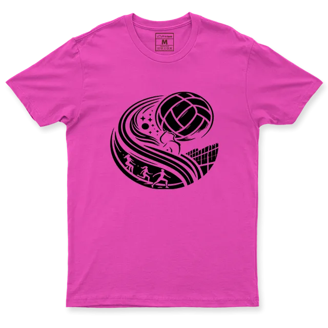 Drifit Shirt: Volleyball Moon
