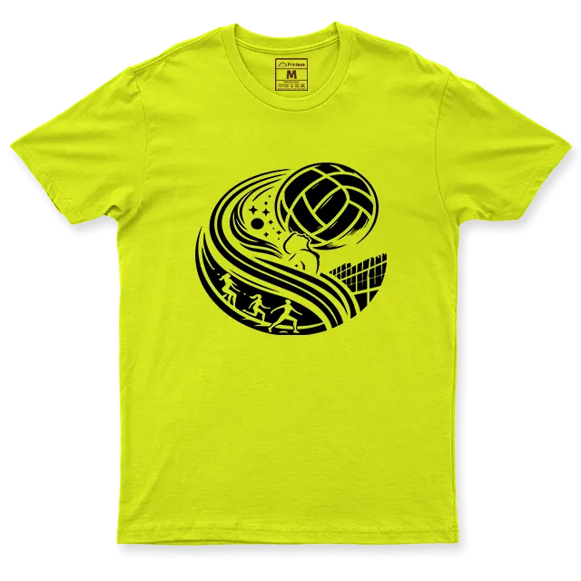 Drifit Shirt: Volleyball Moon