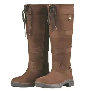 Dublin River Boots 111 Leather Waterproof Country Boots - Chocolate