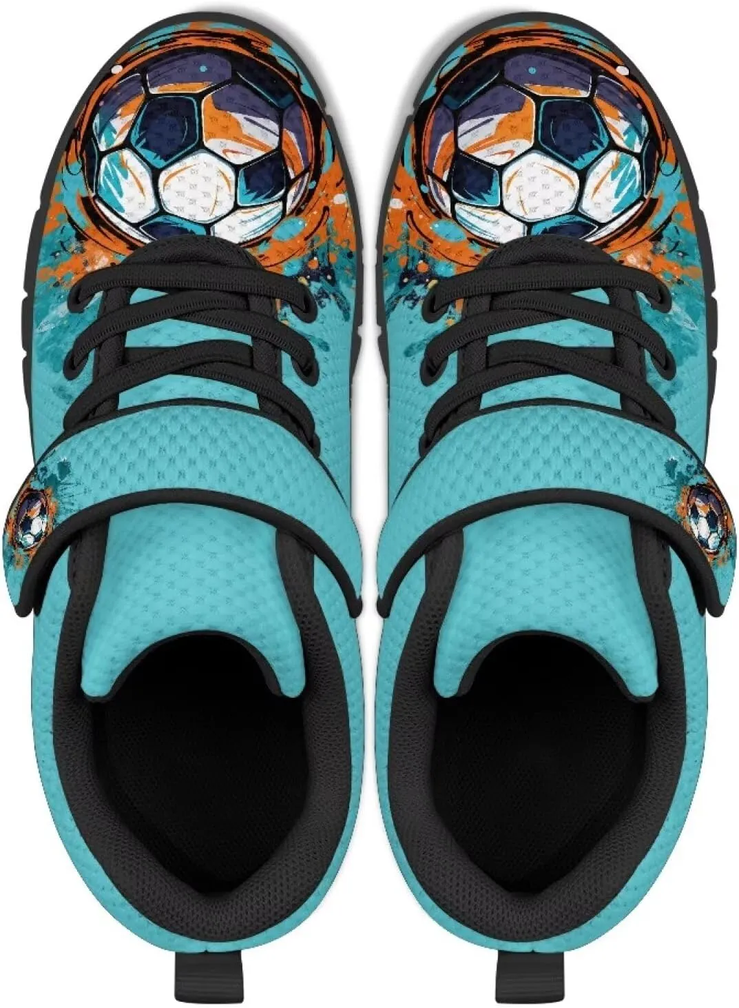 Elastic Boys Running Shoes Slip On Sneakers for Indoor Outdoor
