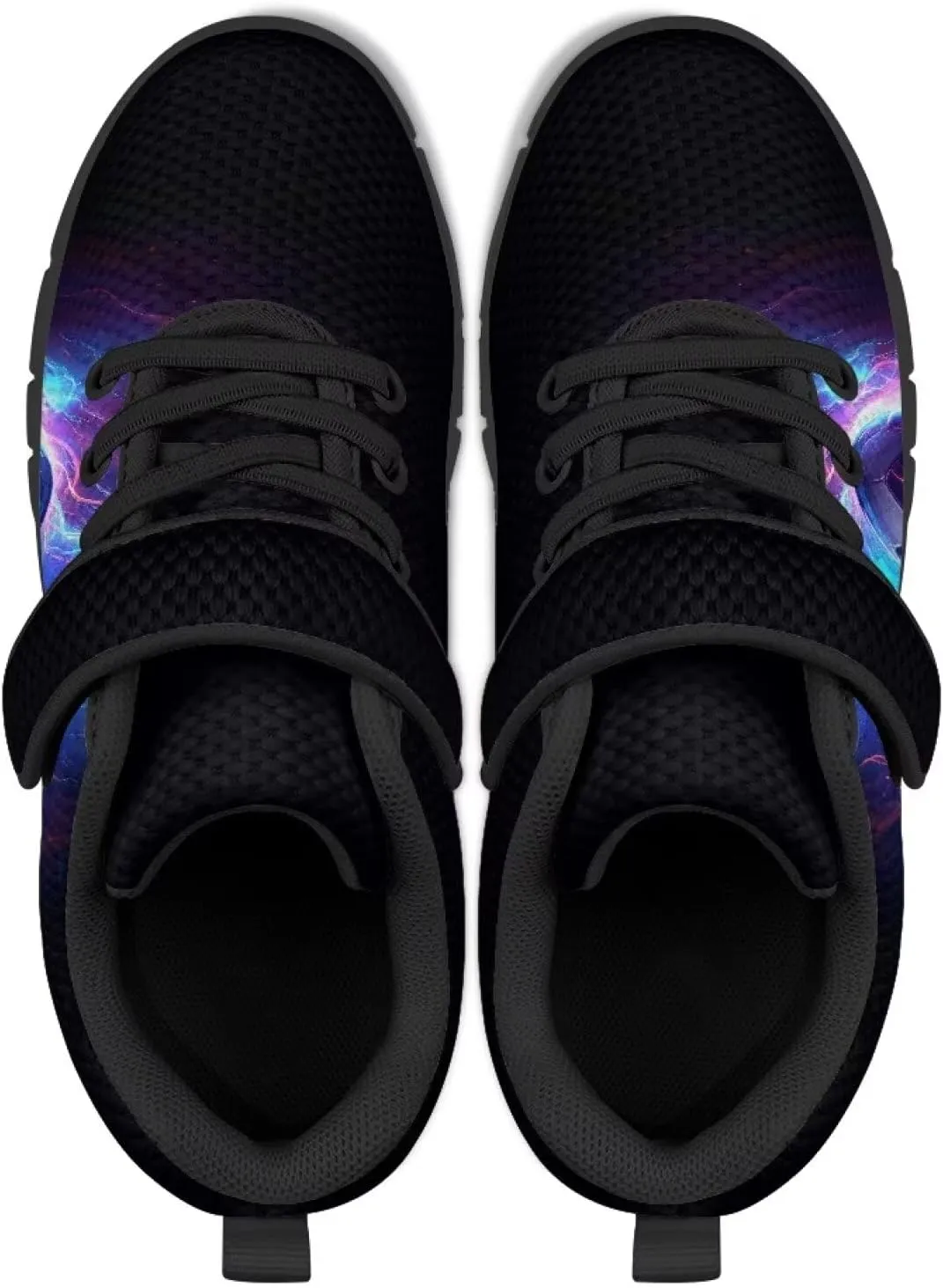 Elastic Boys Running Shoes Slip On Sneakers for Indoor Outdoor