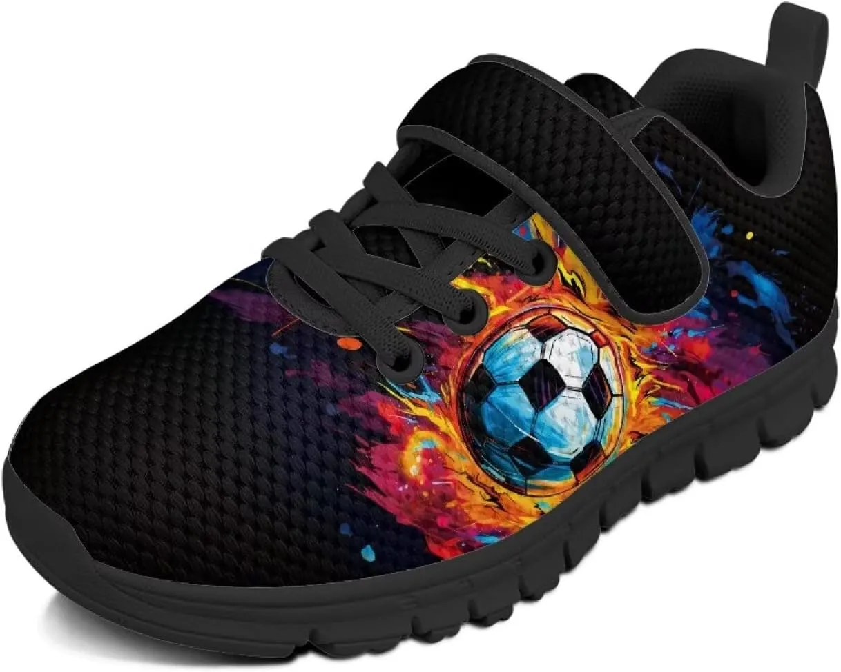 Elastic Boys Running Shoes Slip On Sneakers for Indoor Outdoor