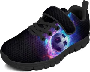Elastic Boys Running Shoes Slip On Sneakers for Indoor Outdoor