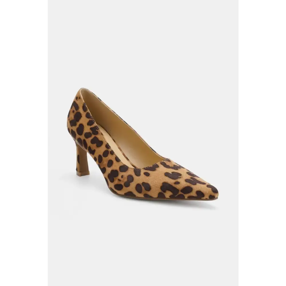Elevate Your Look with Luxury Fashion for Women in Leopard Point Toe Pumps