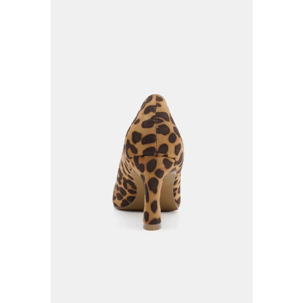 Elevate Your Look with Luxury Fashion for Women in Leopard Point Toe Pumps