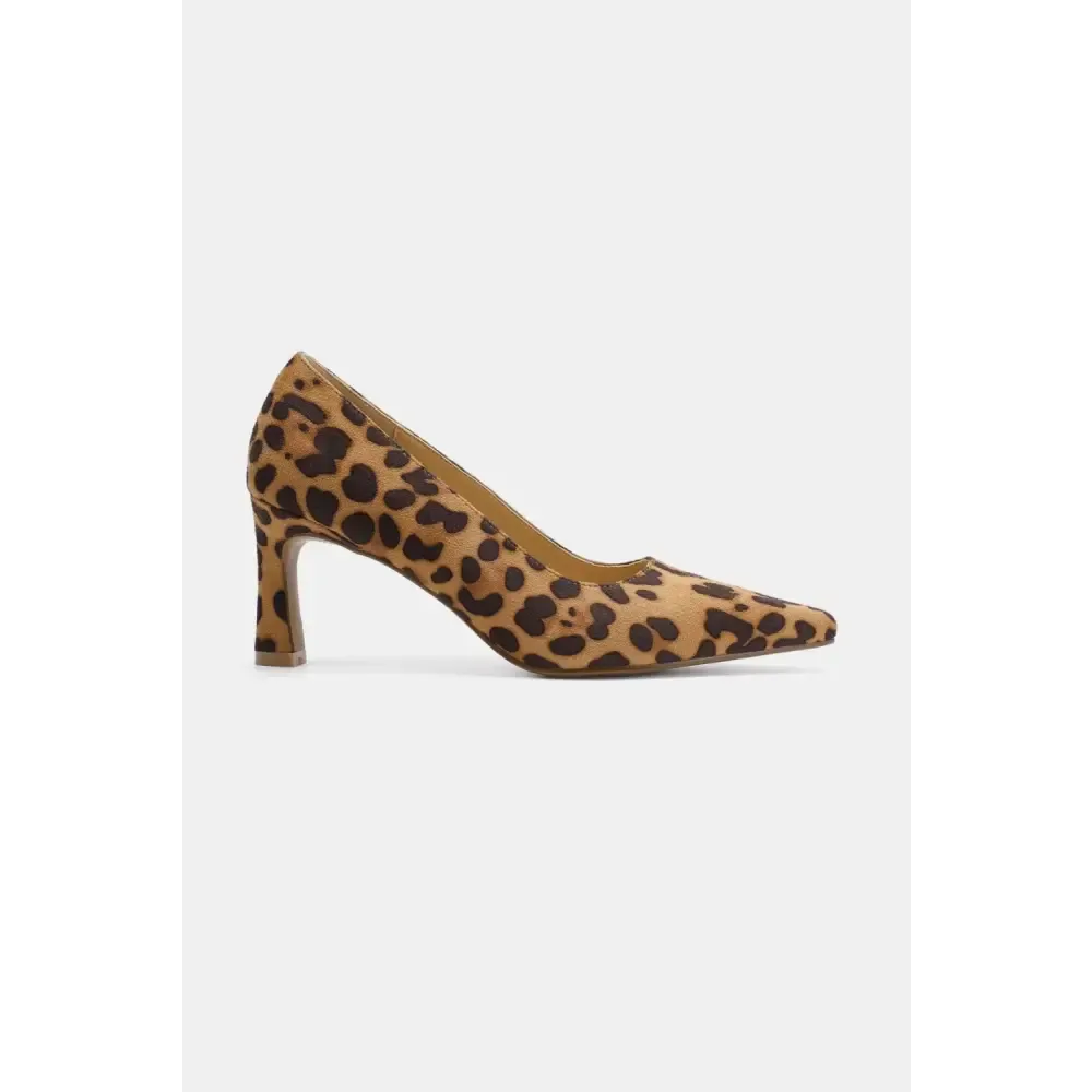 Elevate Your Look with Luxury Fashion for Women in Leopard Point Toe Pumps