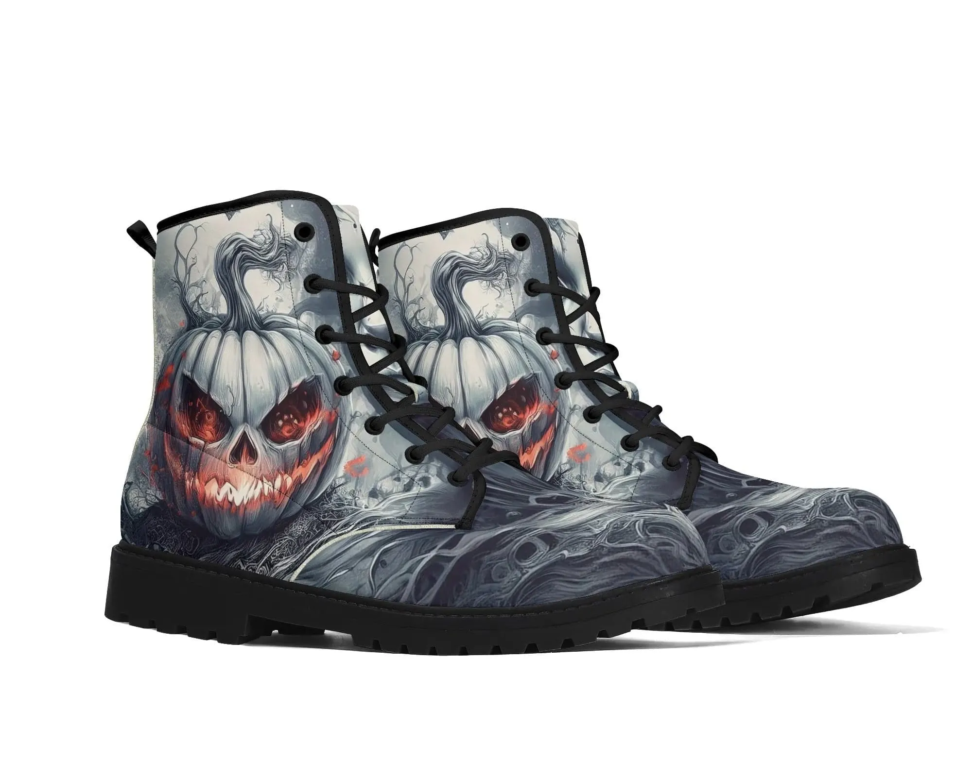 Ember Vine Leather Boots