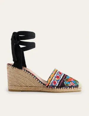 Esme Espadrille Wedges-Carnation Bloom