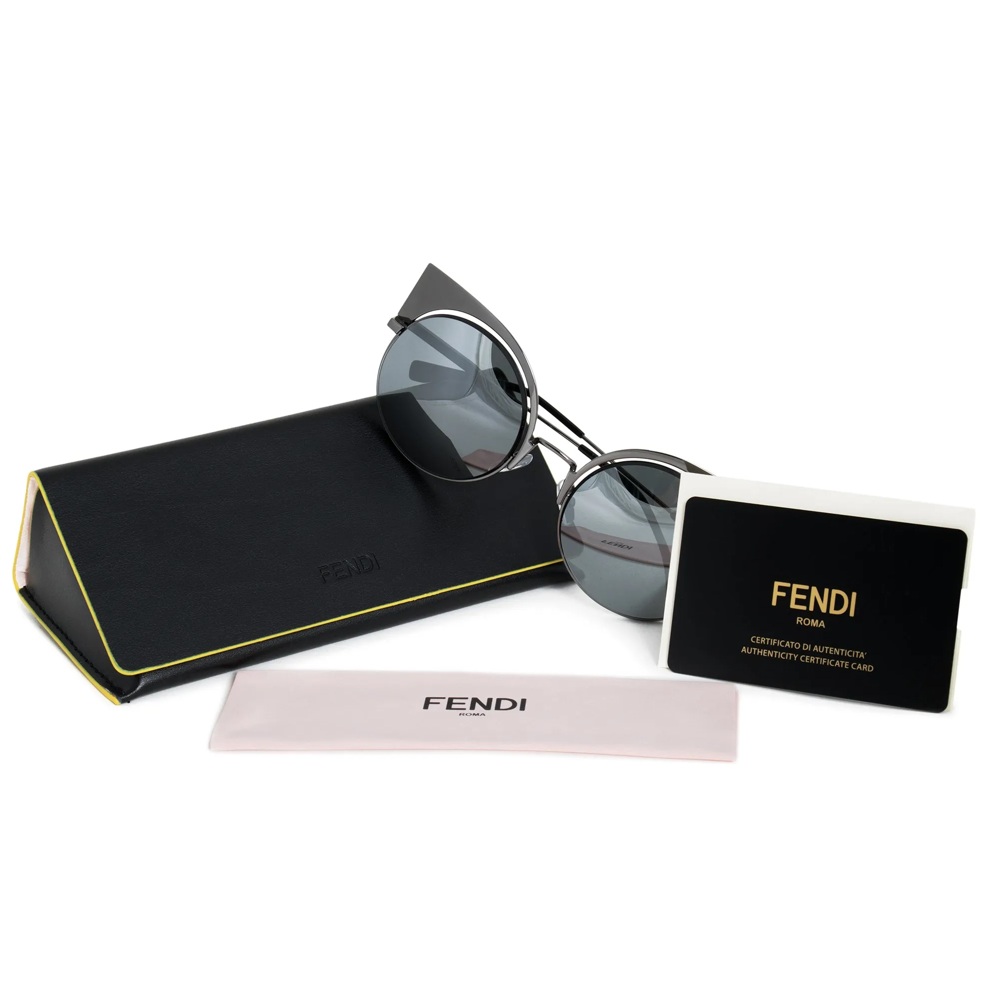 Fendi Eyeshine Cat Eye Sunglasses FF0177S KJ1 T4 53