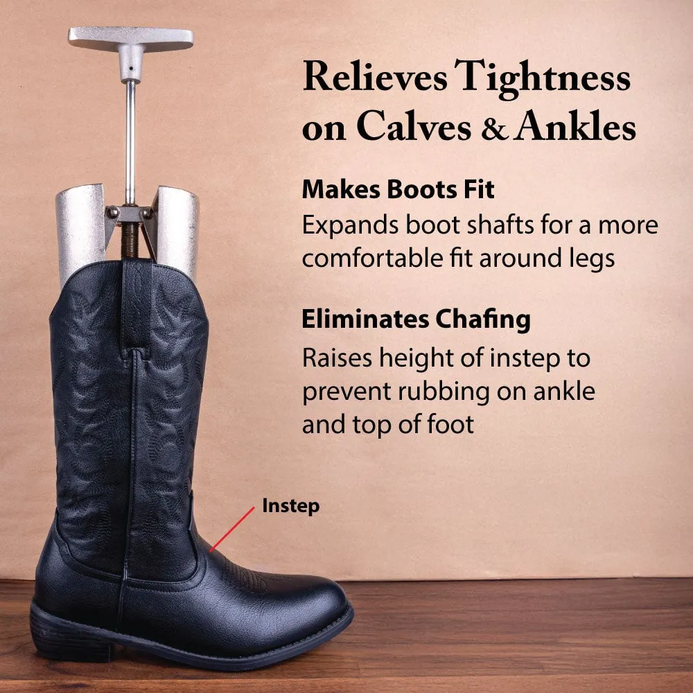 FootFitter Cast Aluminum Combination Boot Instep and Shaft Stretcher