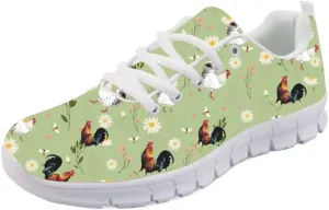 Forchrinse Leopard Print Mens Lightweight Breathable Walking Shoes Sports Gym Jogging Athletic Shoes for Women Men