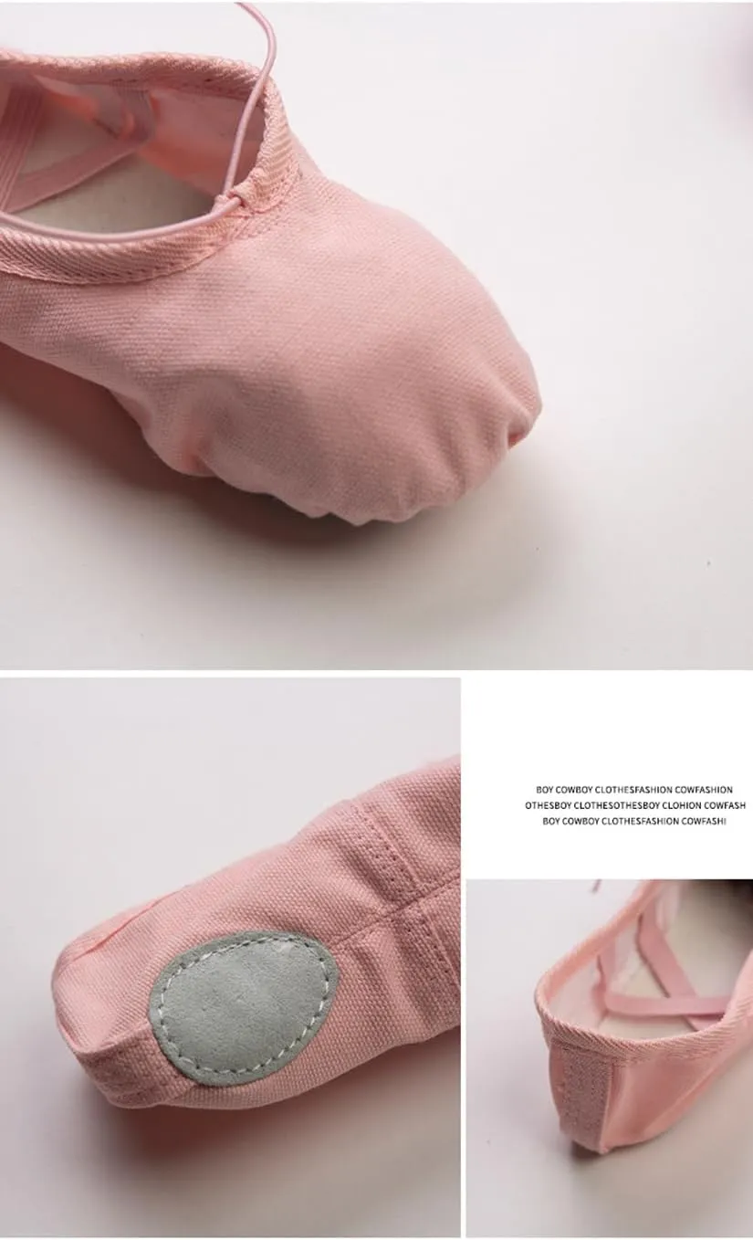 Girls' Ballet Shoes, Adult Dance Shoes, Suitable for (Ballet/Body/Yoga/Belly/Folk Dance)
