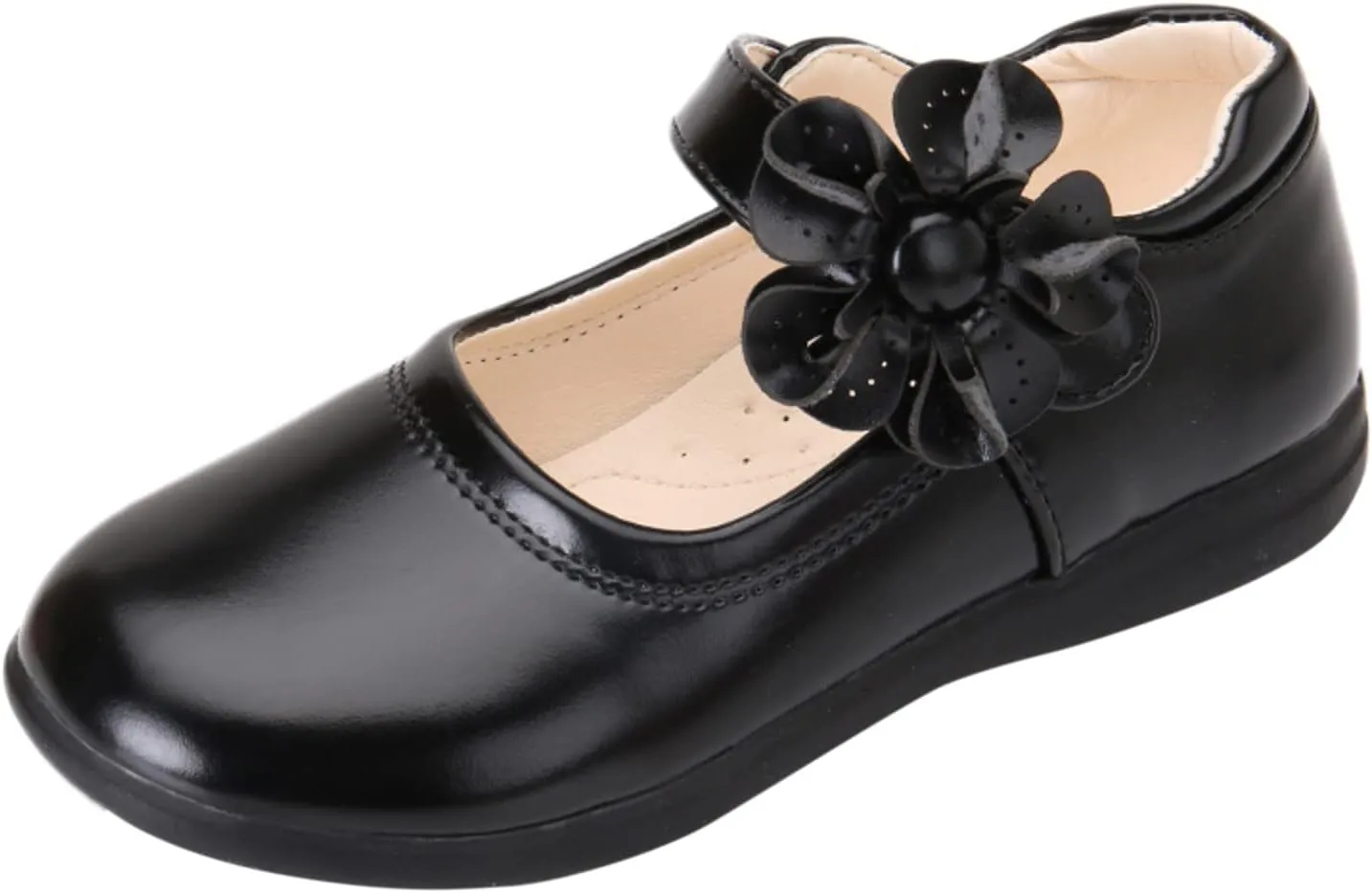 Girls Dress Shoes,Children Baby Girls Leather Flower Princess Shoes Soft Dance Shoes Kids Shoes 3-12 Years
