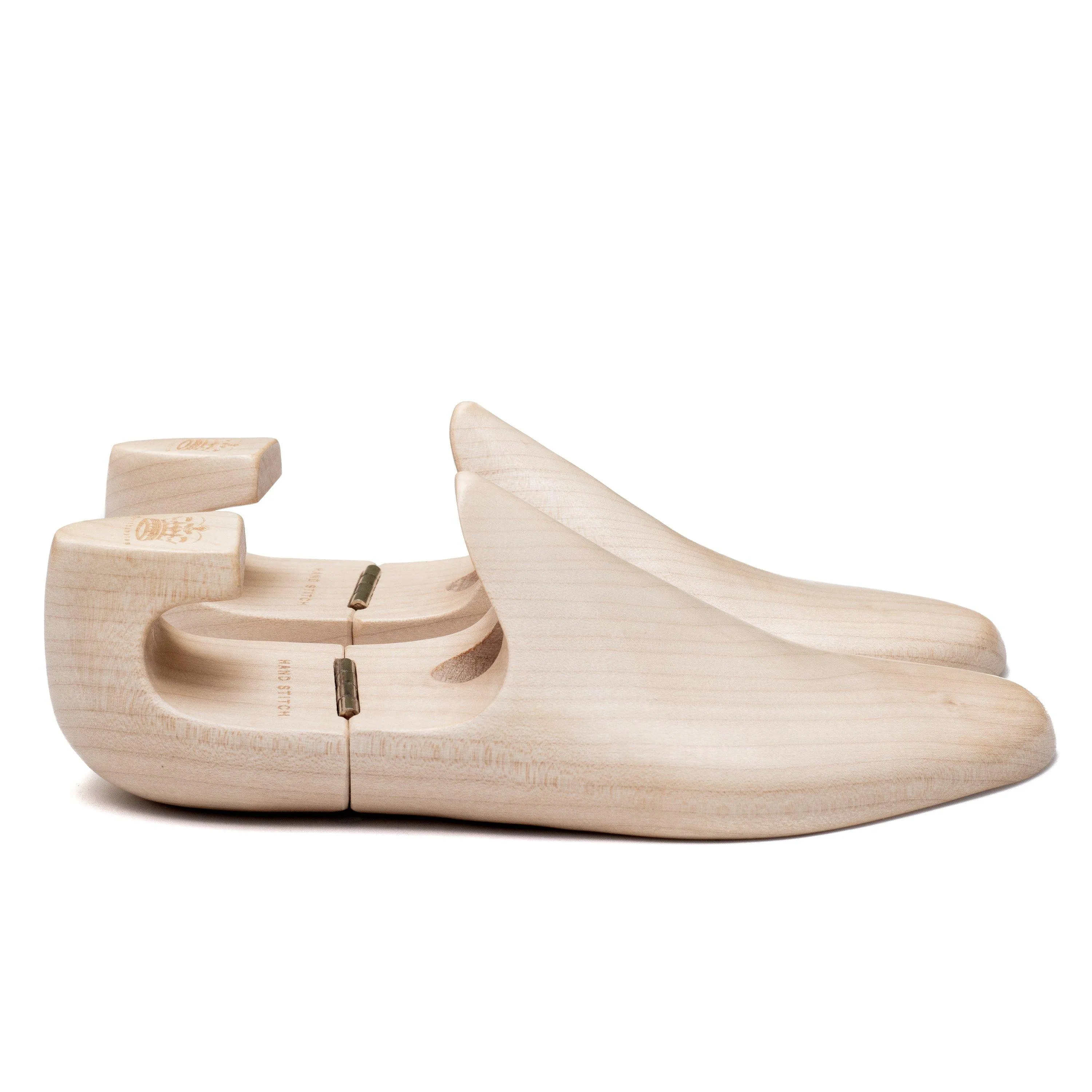 Hand Stitch Sneaker Shoe Trees - Natural Maple Wood