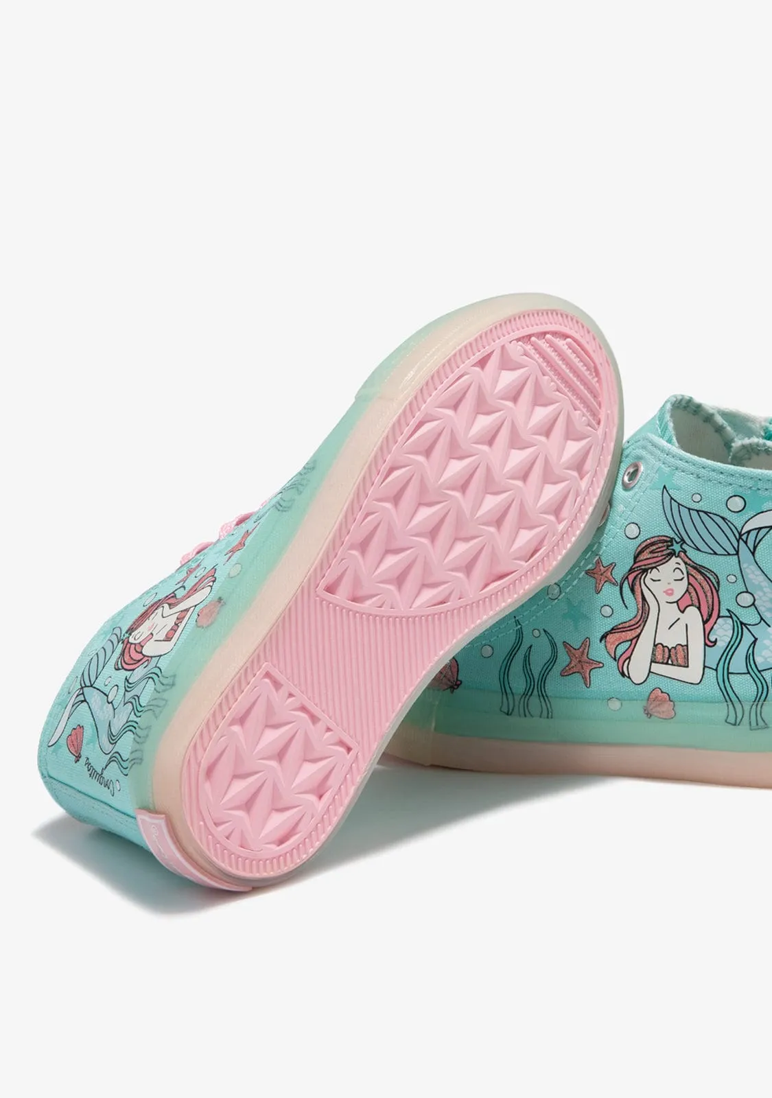 Hi Top Mermaid Sneakers