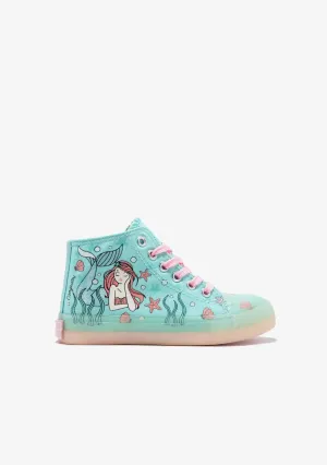 Hi Top Mermaid Sneakers