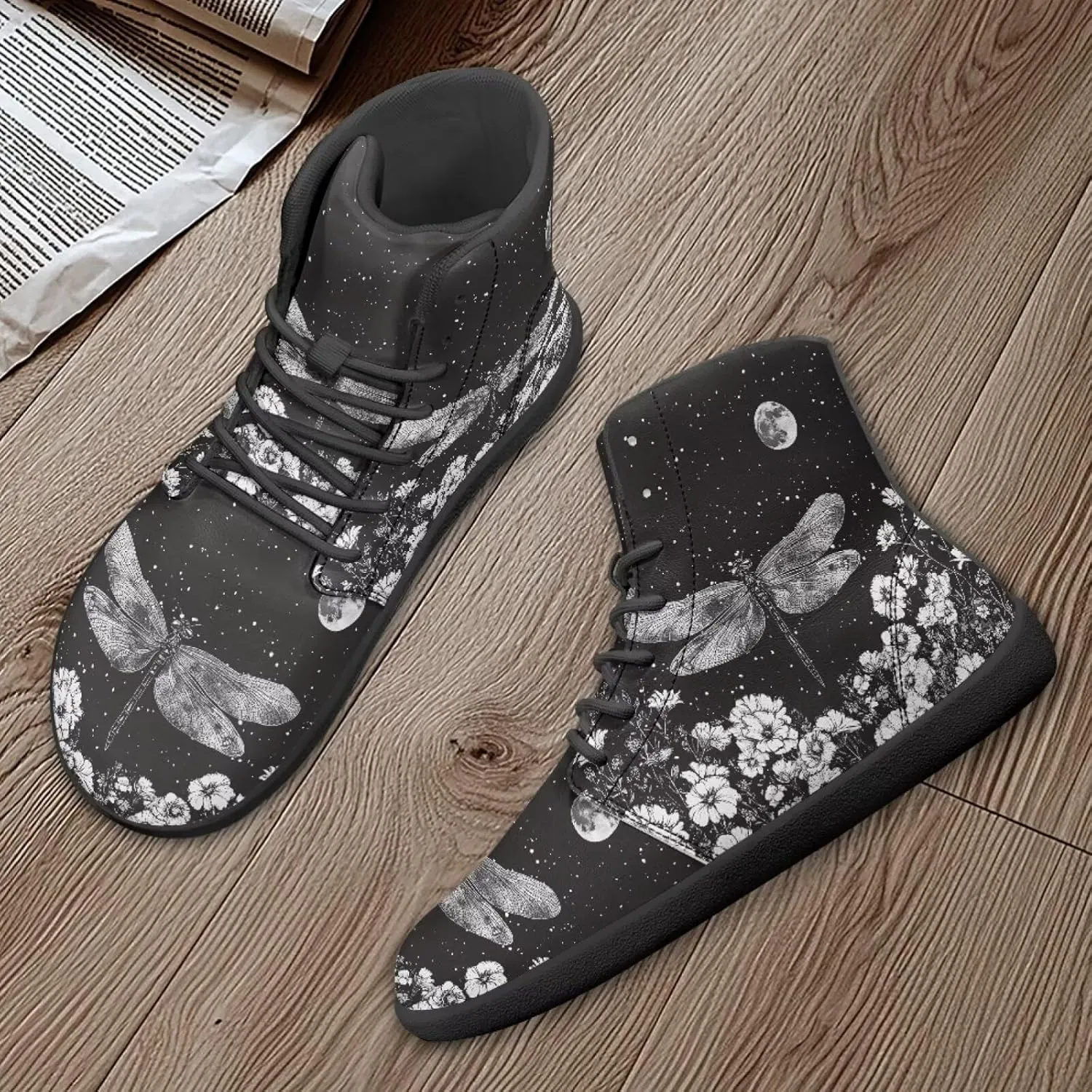 High Top Walking Barefoot Shoes for Men Women Running Sneakers Driving Loafers Work Training Shoes