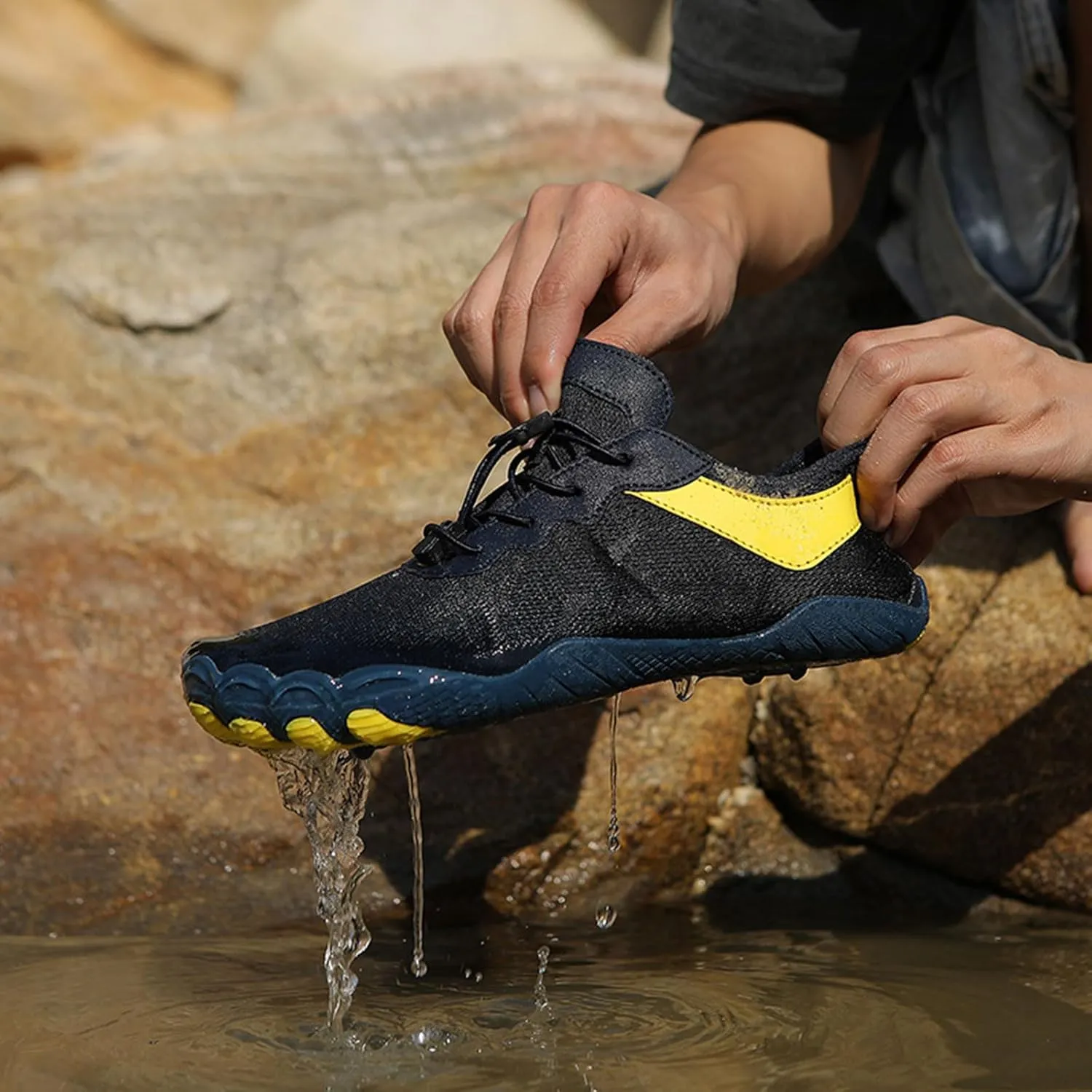 Hike Barefoot Shoes for Womens Mens Footwear, Pro Barefoot Shoes with Wide Toe Box, Breathable Healthy & Non-Slip Walking Hiking Trail Running Shoes