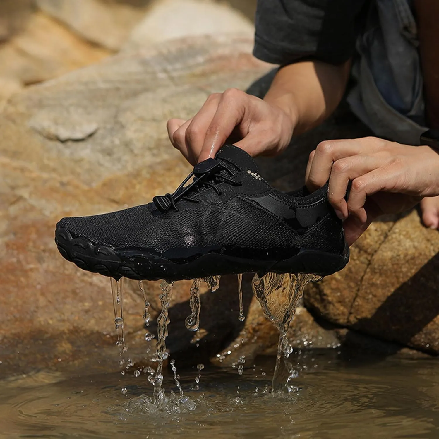 Hike Barefoot Shoes for Womens Mens Footwear, Pro Barefoot Shoes with Wide Toe Box, Breathable Healthy & Non-Slip Walking Hiking Trail Running Shoes
