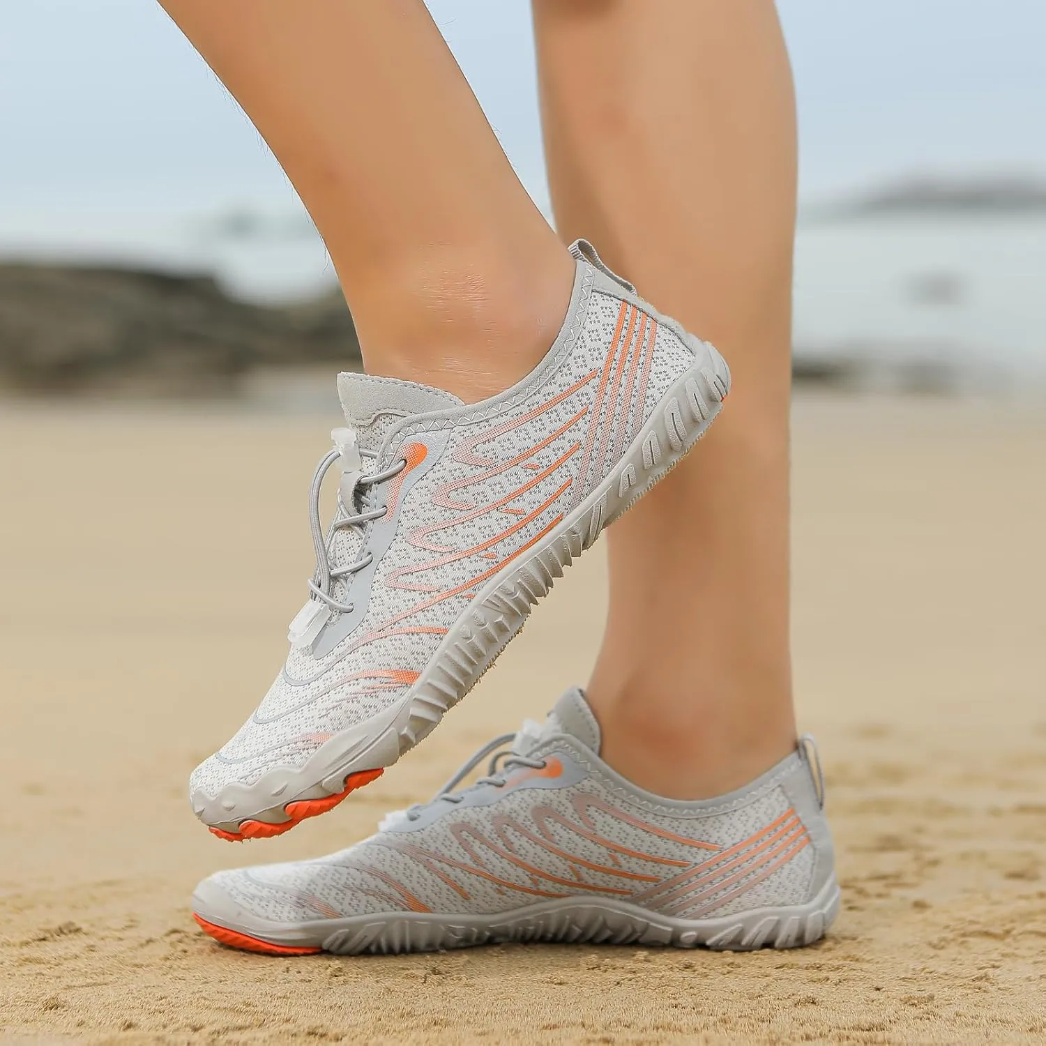 Hike Barefoot Shoes Womens Mens Footwear Pro Barefoot Shoes with Wide Toe Box Trail Running Shoes, Healthy Non-Slip Quick Dry Athletic Hiking Shoes