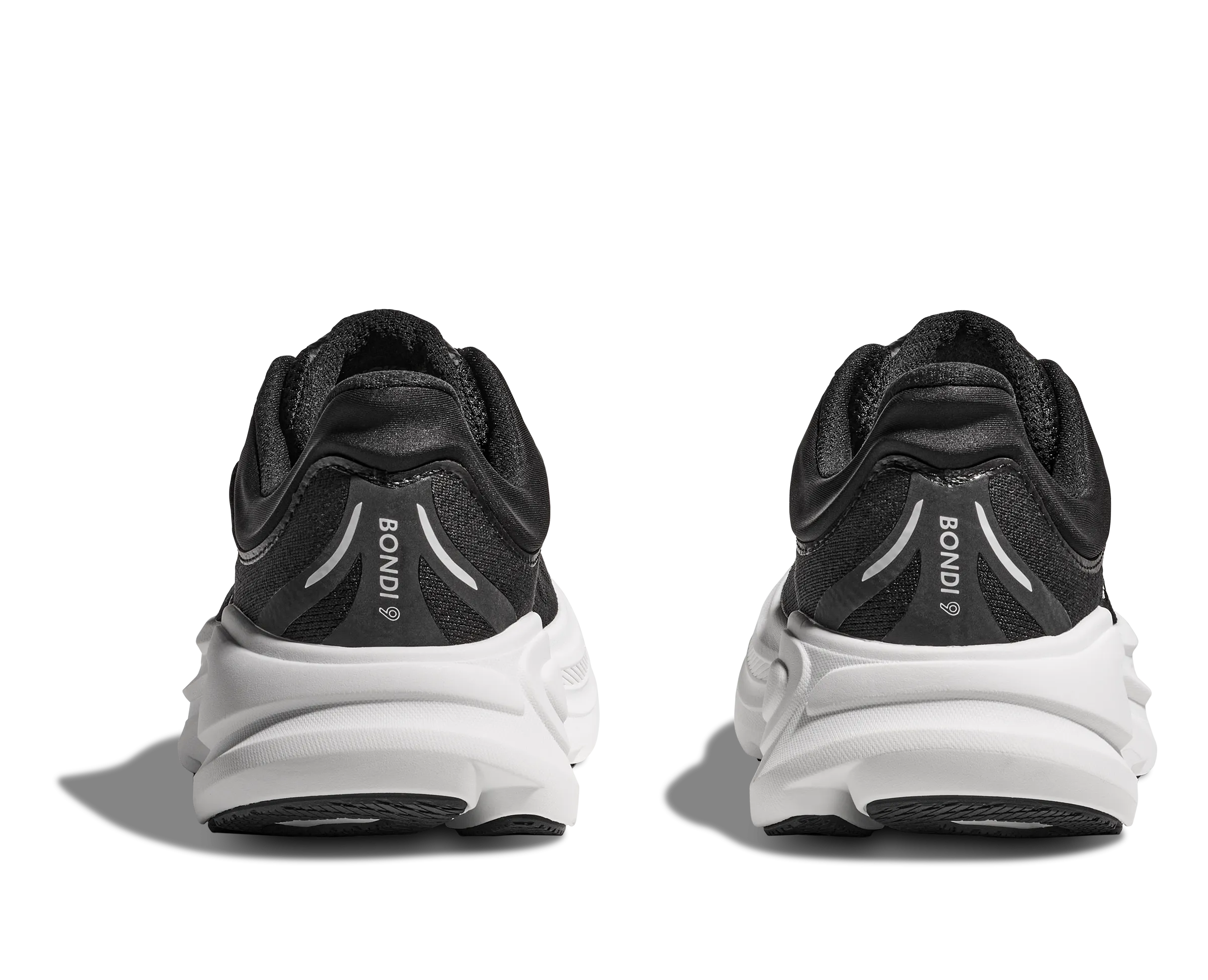 Hoka Bondi 9 Black White Wide Men's