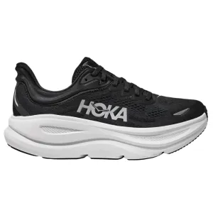 Hoka Women's Bondi 9 Black / White Extra Wide