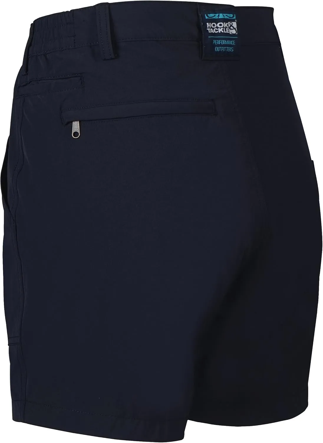 Hook & Tackle Mens Beer Can Island Stretch | Hybrid | 4-Way Stretch | Performance Fishing Short