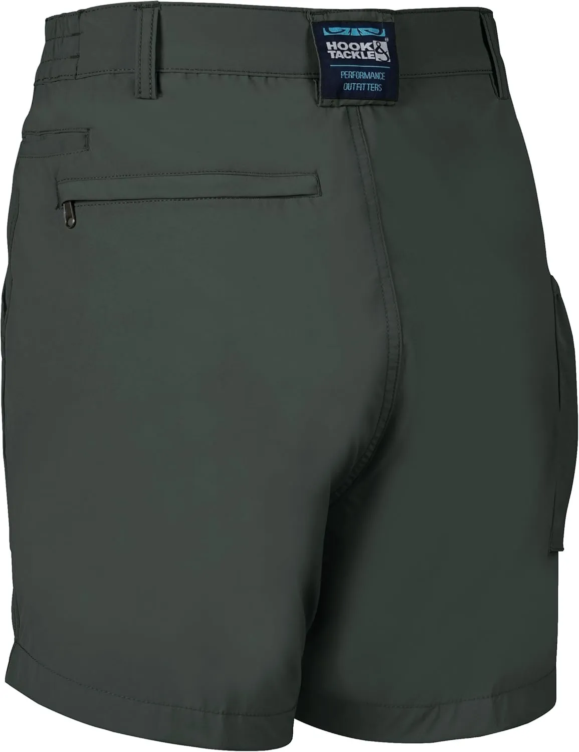 Hook & Tackle Mens Beer Can Island Stretch | Hybrid | 4-Way Stretch | Performance Fishing Short