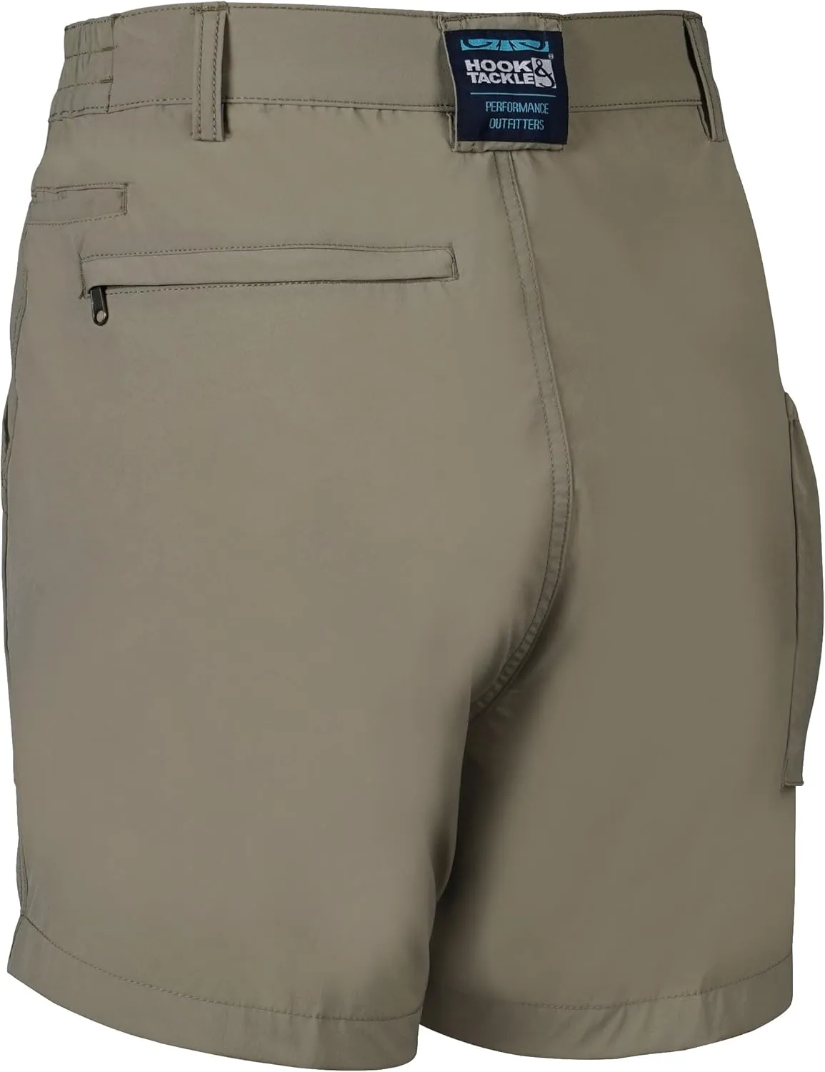 Hook & Tackle Mens Beer Can Island Stretch | Hybrid | 4-Way Stretch | Performance Fishing Short