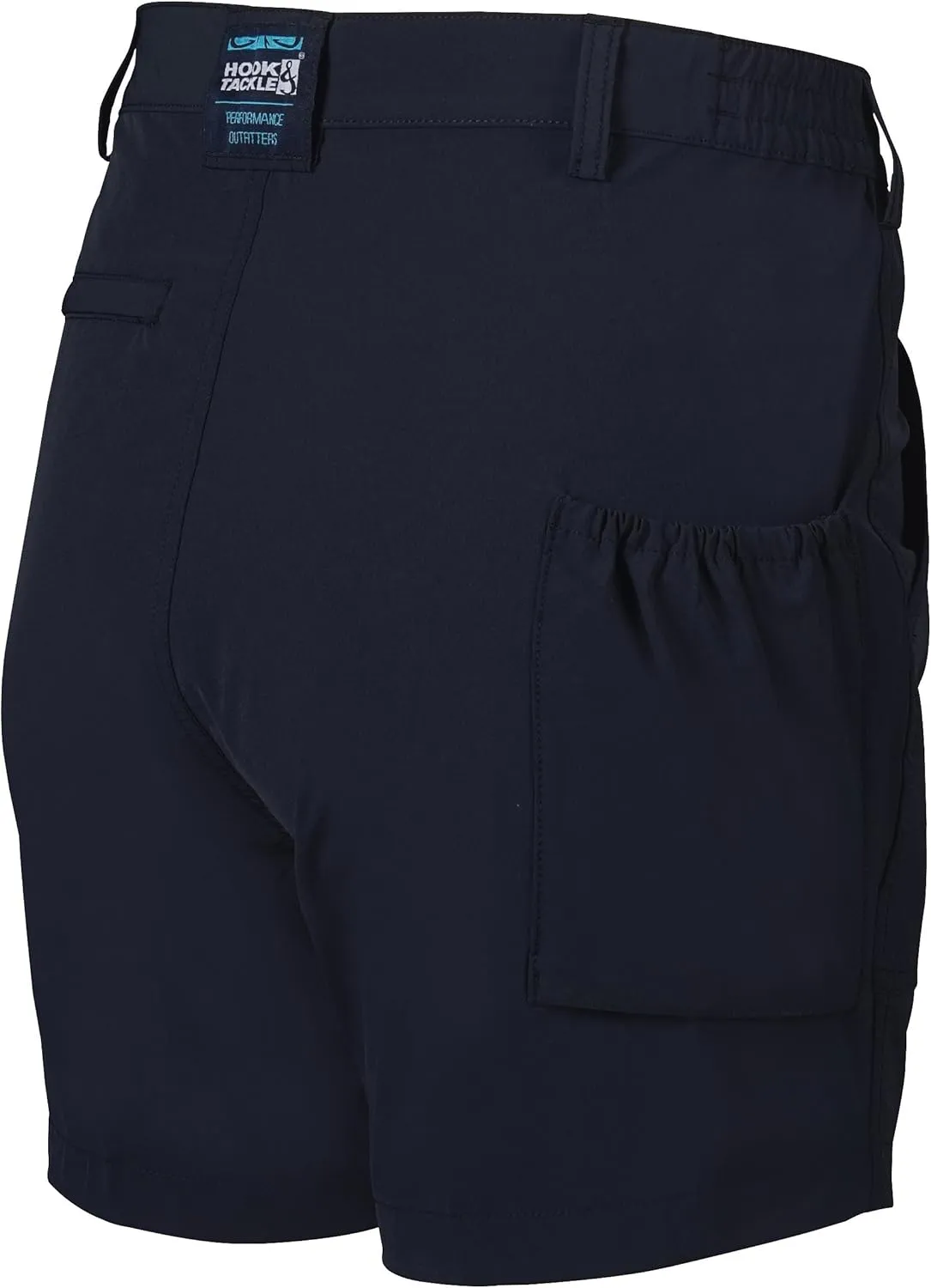 Hook & Tackle Mens Beer Can Island Stretch | Hybrid | 4-Way Stretch | Performance Fishing Short