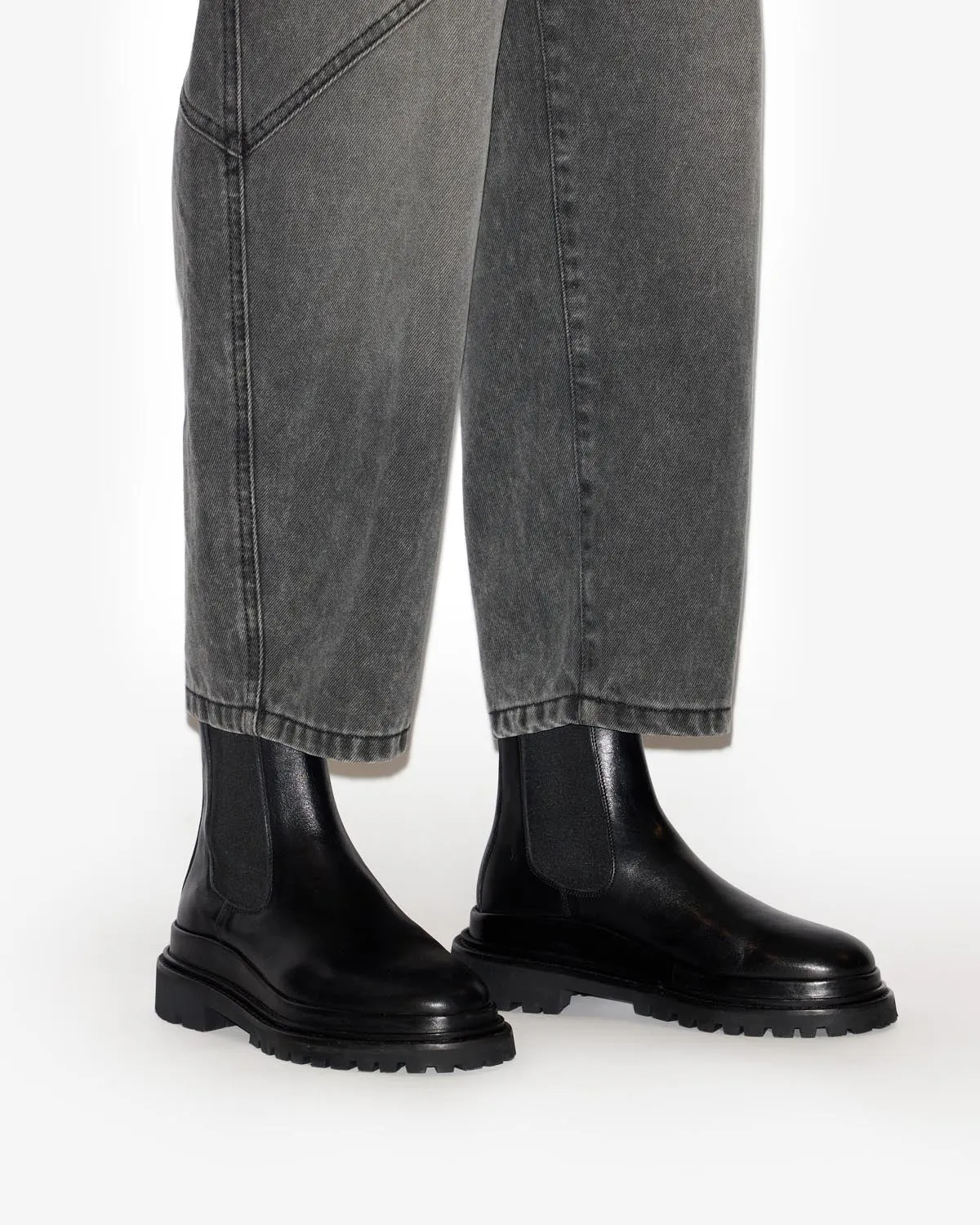 Isabel Marant - Ceilee Rangers Boots in Black