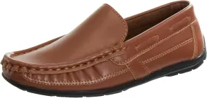 Josmo Boys?? Shoes ?C Casual Leatherette Moccasin Driving Loafers (Size: 5T-5 Big Kid)