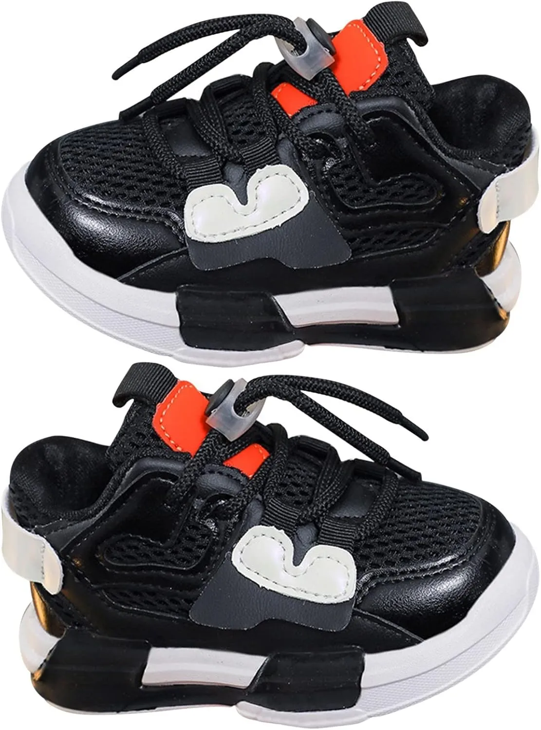 Kids Basketball Shoes Super Light Sneakers with Lace-Up High-Top Sneakers Running Non-Slip Sport Shoes Tennis Shoes