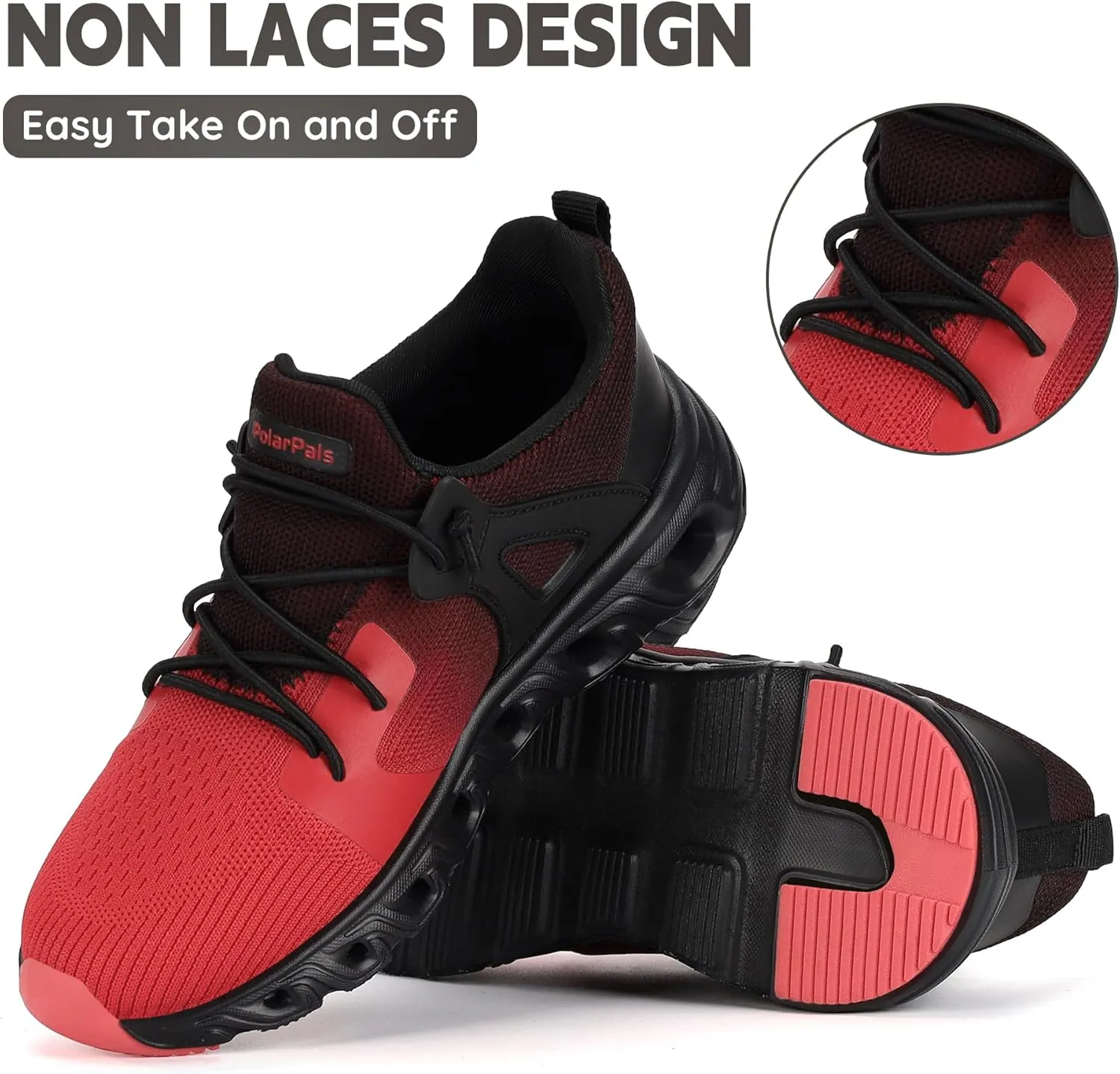 Kids Sneakers for Boys Girls Slip on Tennis Shoes Fashion Lightweight Breathable Running Sport Athletic Shoes