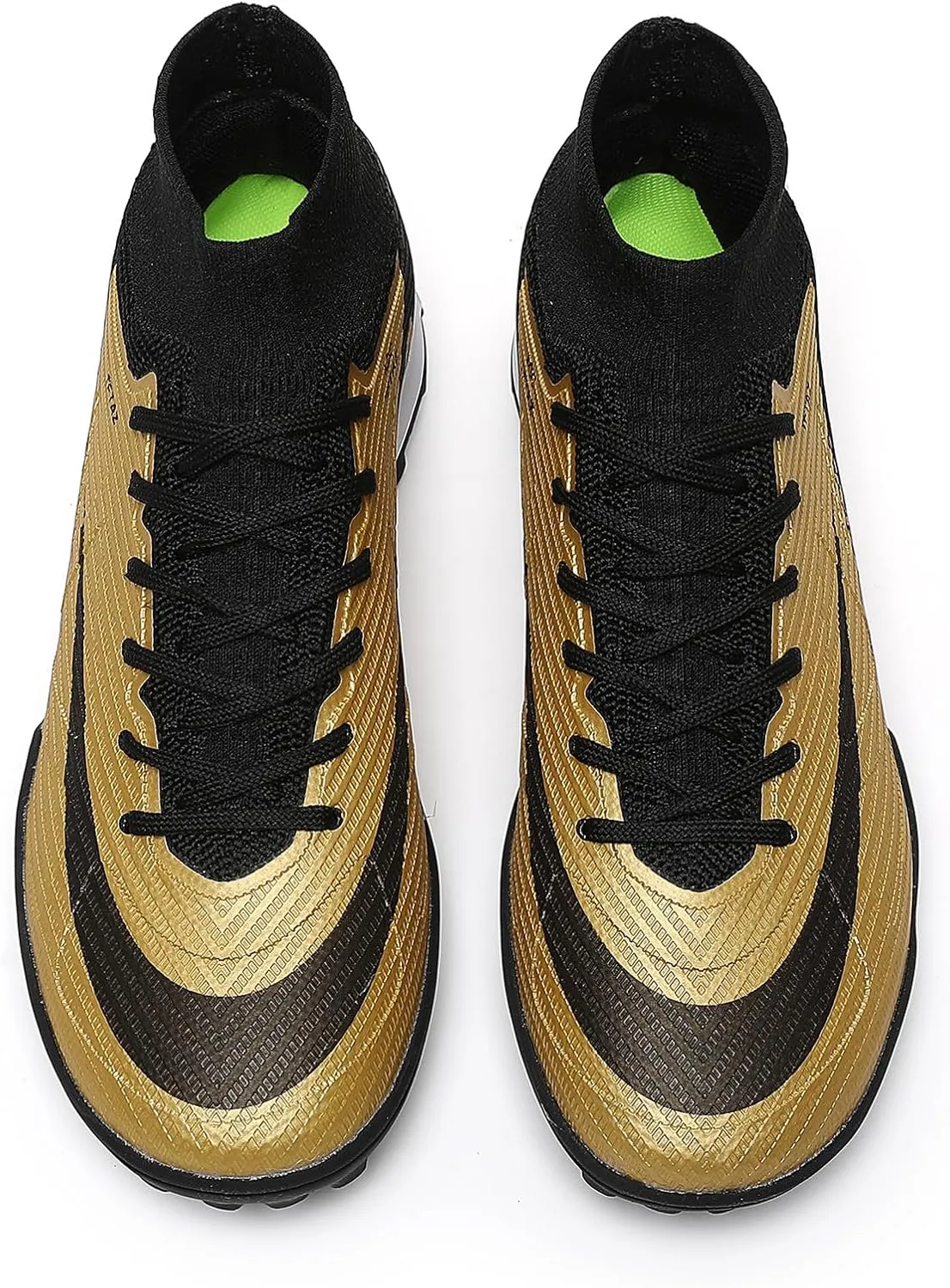 Kids Soccer Shoes Indoor Futsal Turf Big Boys Club TF Cleats Youths High Top Training Football Boots for Games Athletic