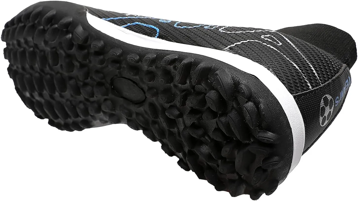 Kids Soccer Shoes Indoor Futsal Turf Big Boys Club TF Cleats Youths High Top Training Football Boots for Games Athletic