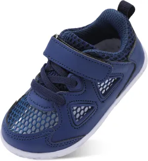 L-RUN Toddler Shoes Barefoot Boys Girls Summer Walking Sneakers Lightweight School Dress Shoes Outdoor Footwear