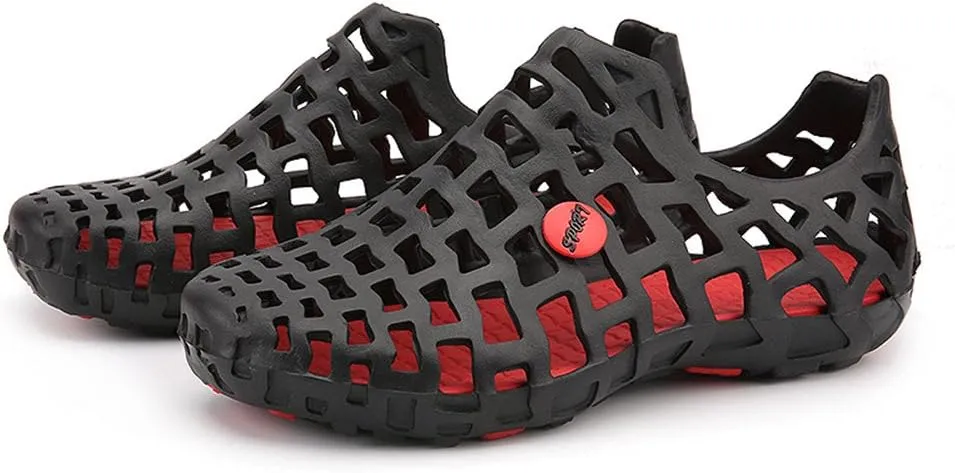LEADER SHOW Women's Fashion Hollow Soft Water Shoes Summer Breathable Garden Beach Sandals