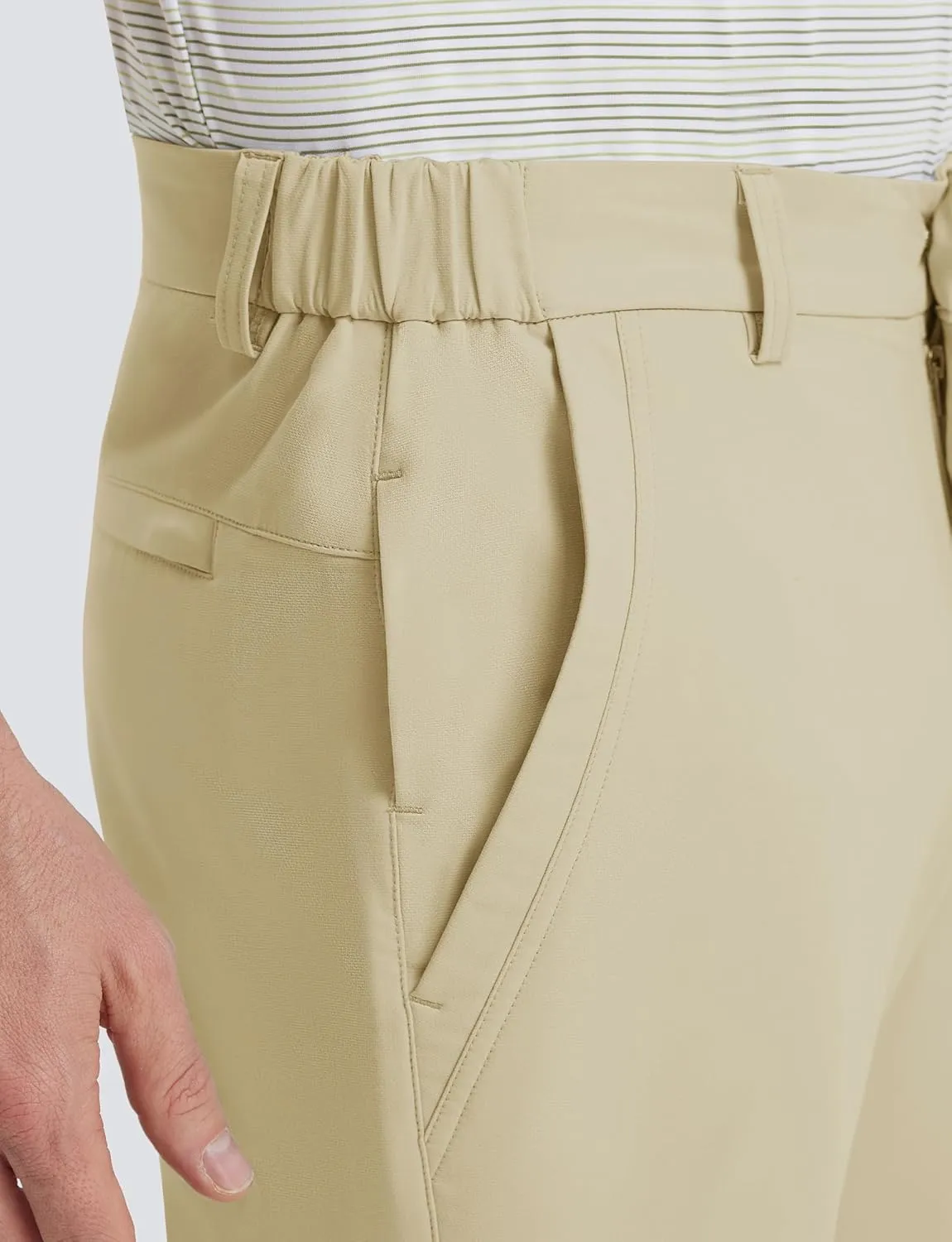 M MAELREG Golf Pants Men Lightweight with 5 Pockets - 30"/32"/34" Stretch Water-Resistant Casual Flat Front Mens Dress Pants