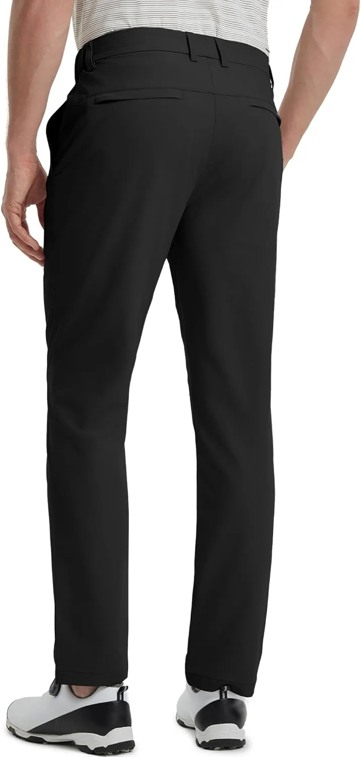 M MAELREG Golf Pants Men Lightweight with 5 Pockets - 30"/32"/34" Stretch Water-Resistant Casual Flat Front Mens Dress Pants