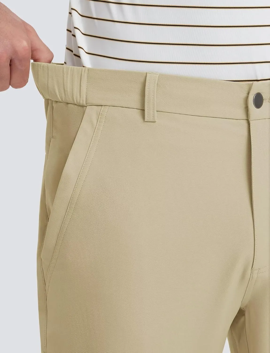M MAELREG Golf Pants Men Lightweight with 5 Pockets - 30"/32"/34" Stretch Water-Resistant Casual Flat Front Mens Dress Pants