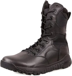 Men's Combat Boots, Outdoor Super Light Hiking Hunting Military Tactical Boots High-Tops Waterproof,Black- 40/UK 7/US 7.5