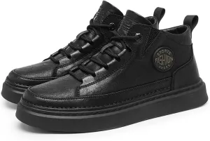 Men's Fashion High-top Casual Sneakers Men's Dress Sneakers Skate Shoes