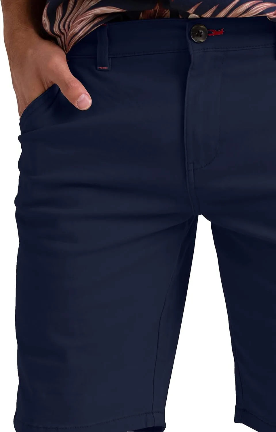 Mens Stretch Chino Casual Slim Fit Golf Summer Beach Comfort Stretch Shorts Half Pants