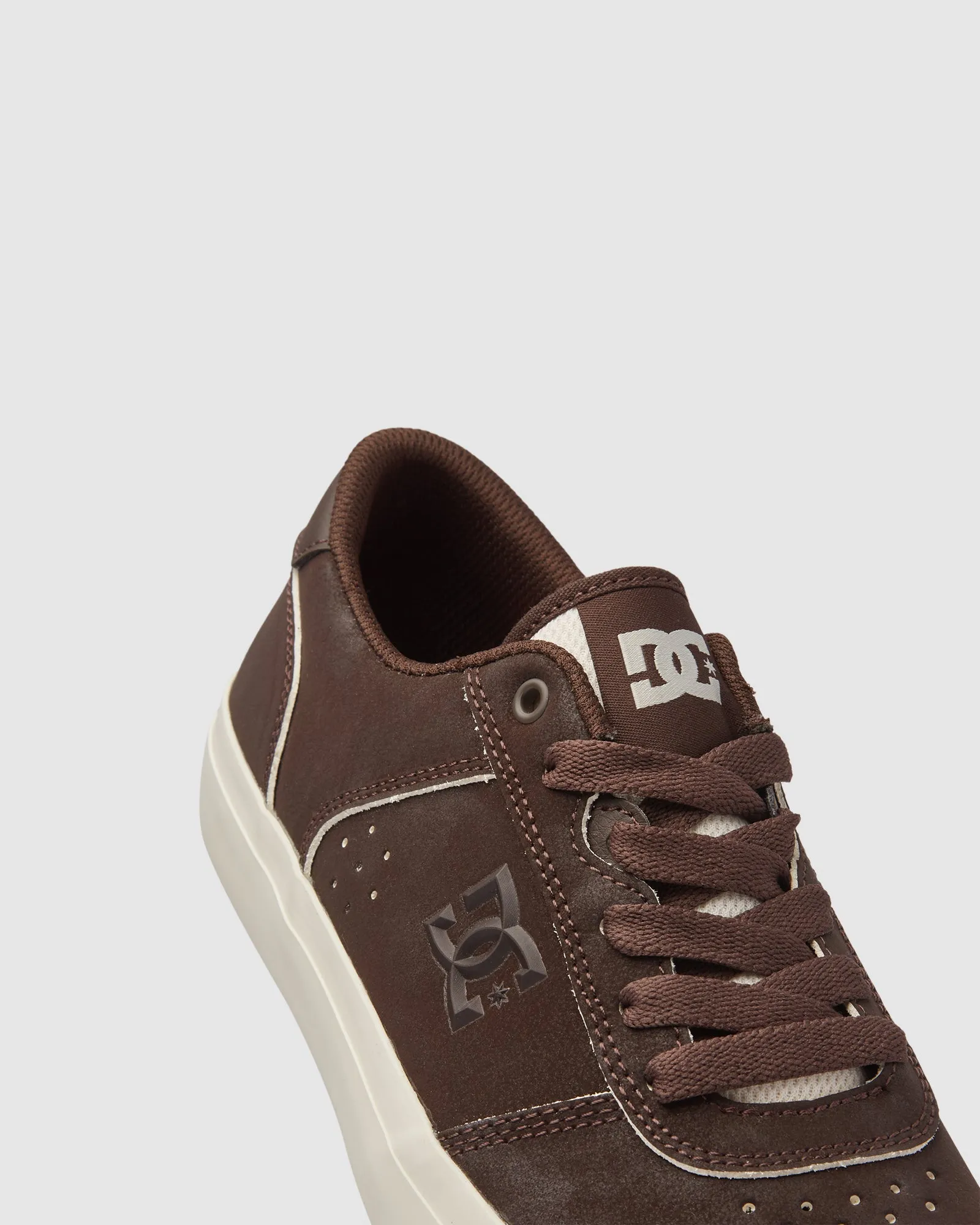 Mens Teknic Leather Skate Shoes