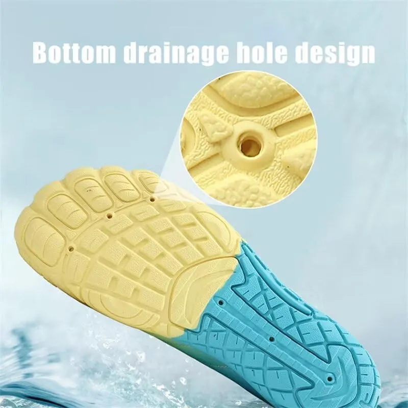 Men's Women's Concise Soft Water Shoes for Summer Beach Sport Diving Aqua