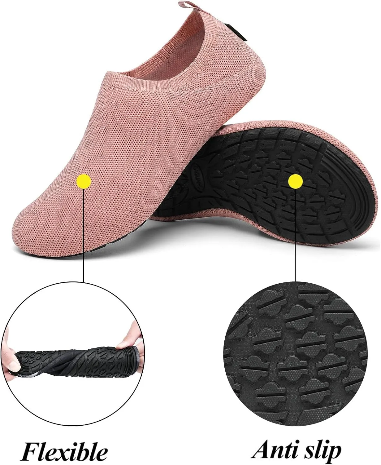 Mens Womens Quick Dry Barefoot Beach Pool Swim Diving Surf Aqua Sports Walking Yoga Water Shoes