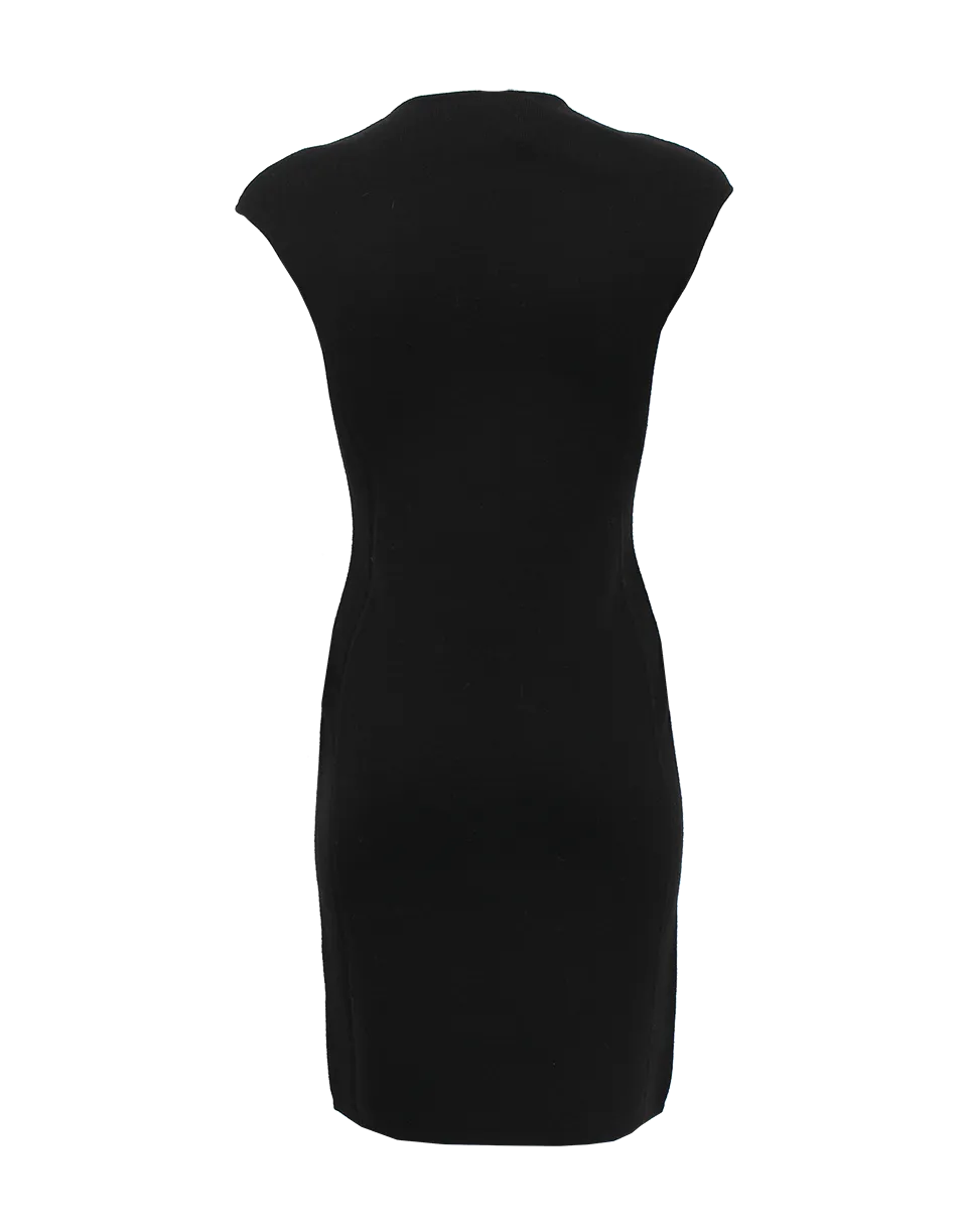 Merino Elite Contrast Sheath Dress