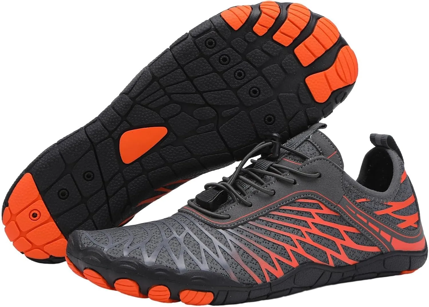 Mmoneyake Hike Barefoot Shoes Women Men Wide Toe Box Healthy & Non-Slip Barefoot Shoes Outdoor Hiking Shoe Grounded Footwear Unisex