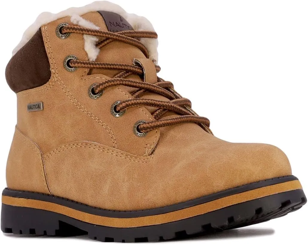 Nautica Kids Work Chukka Boot Youth Casual/Dress Bootie Hiking Boots Ankle High Outdoor Trekking Shoes |Boys - Girls| (Little Kids/Big Kids)